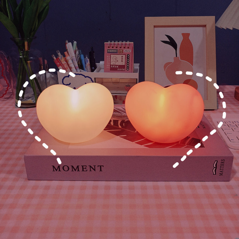 Lovina | Hjerteformet LED Natlampe Dæmpbar