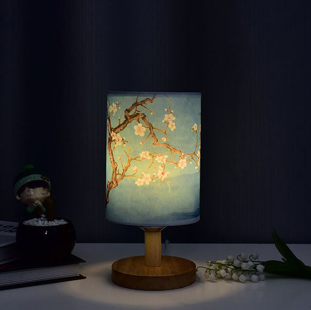 Hanami | Japansk Bordlampe med Træfod