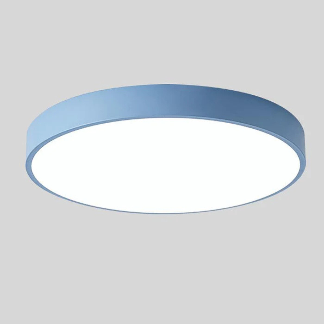 Colora | Rund Loftlampe i Træ med LED