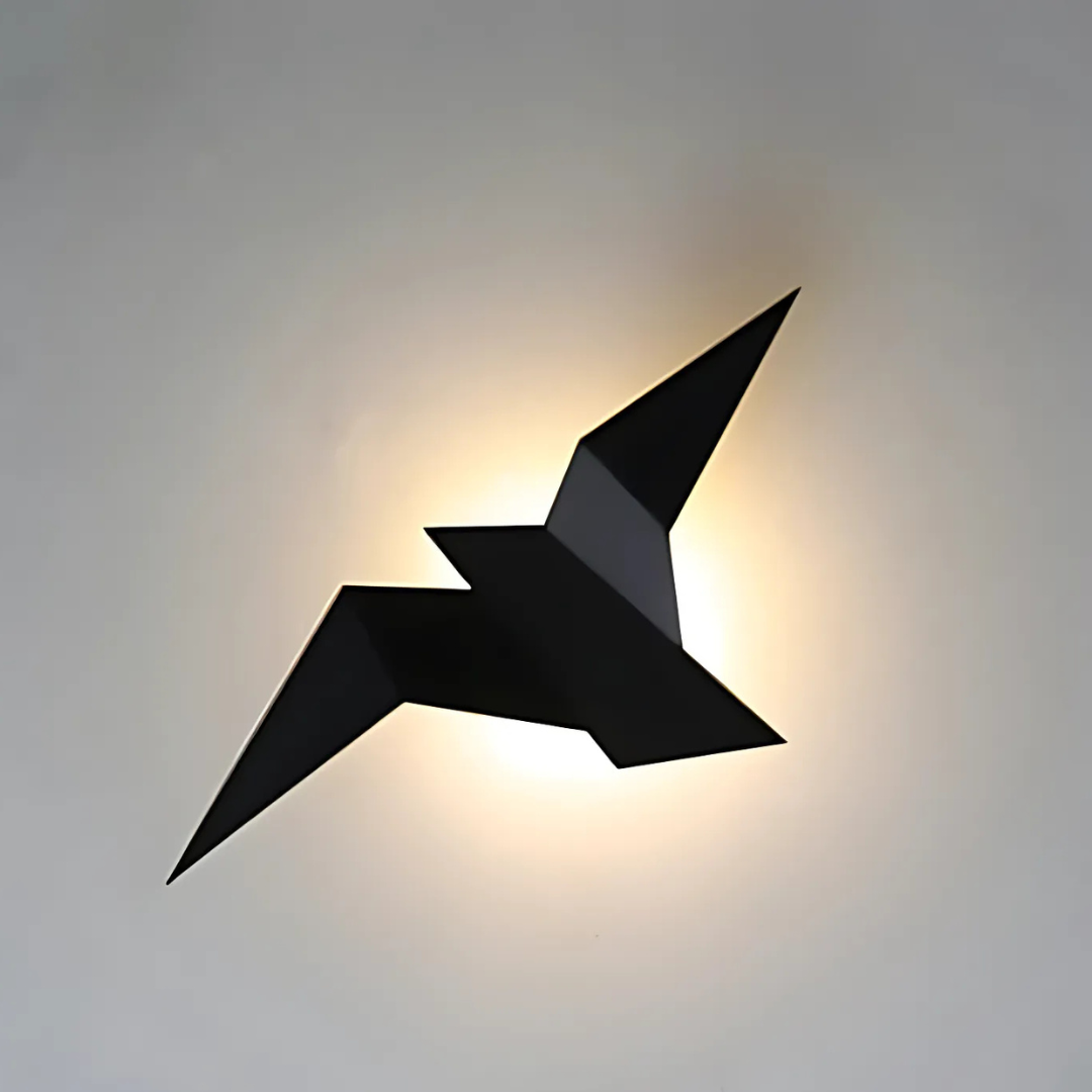 Aurello | Væglampe i Origamifugl Design med LED
