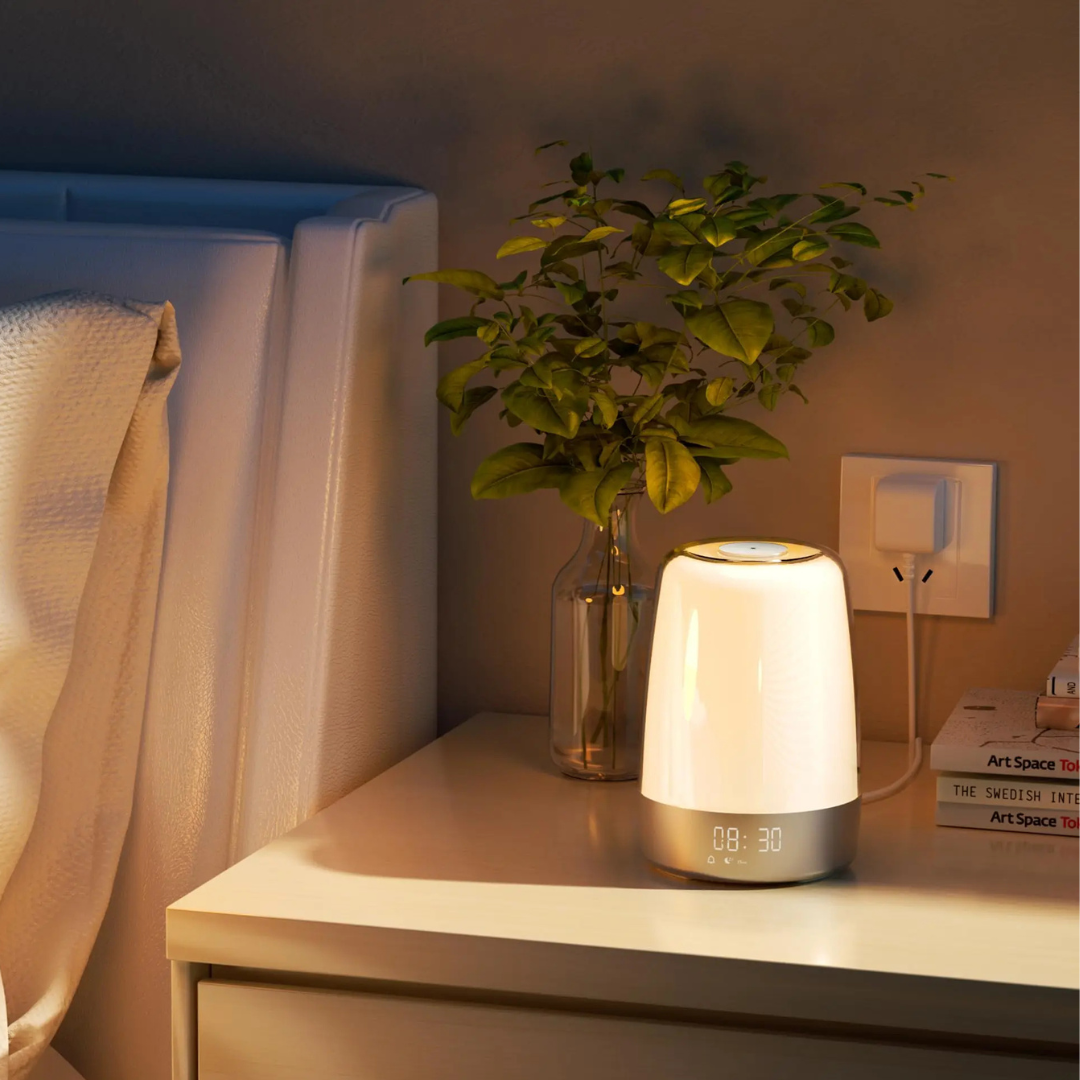 Lumora | Wake-Up Lampe med Lyd & Timer