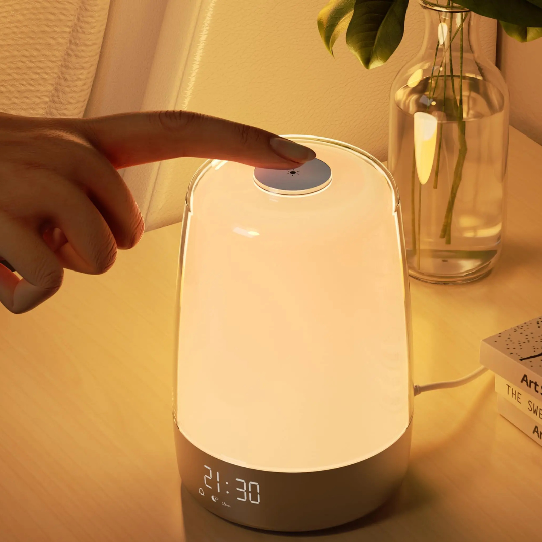 Lumora | Wake-Up Lampe med Lyd & Timer