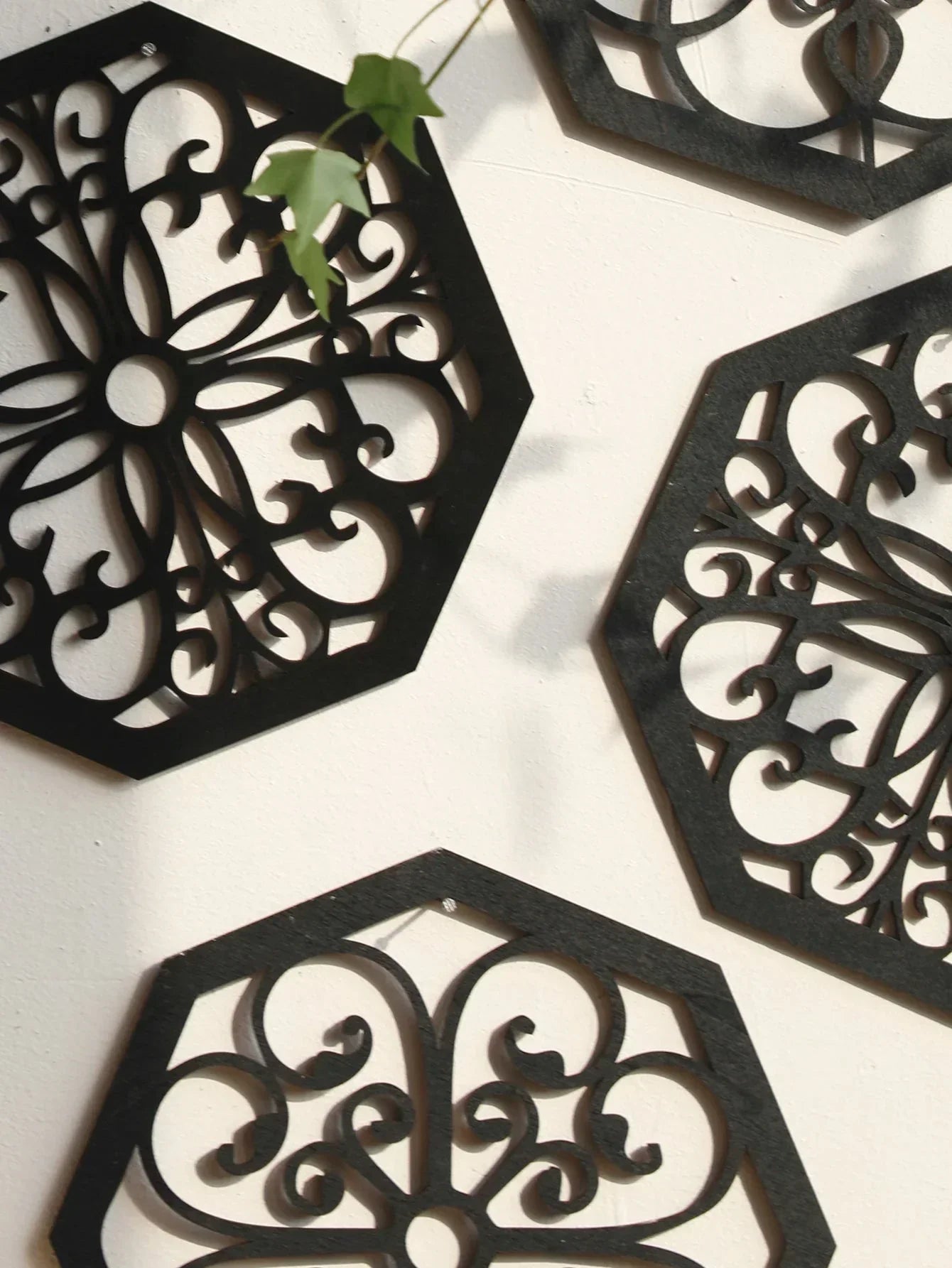 Ornamenta | Vægdekoration Metal Sæt Geometrisk