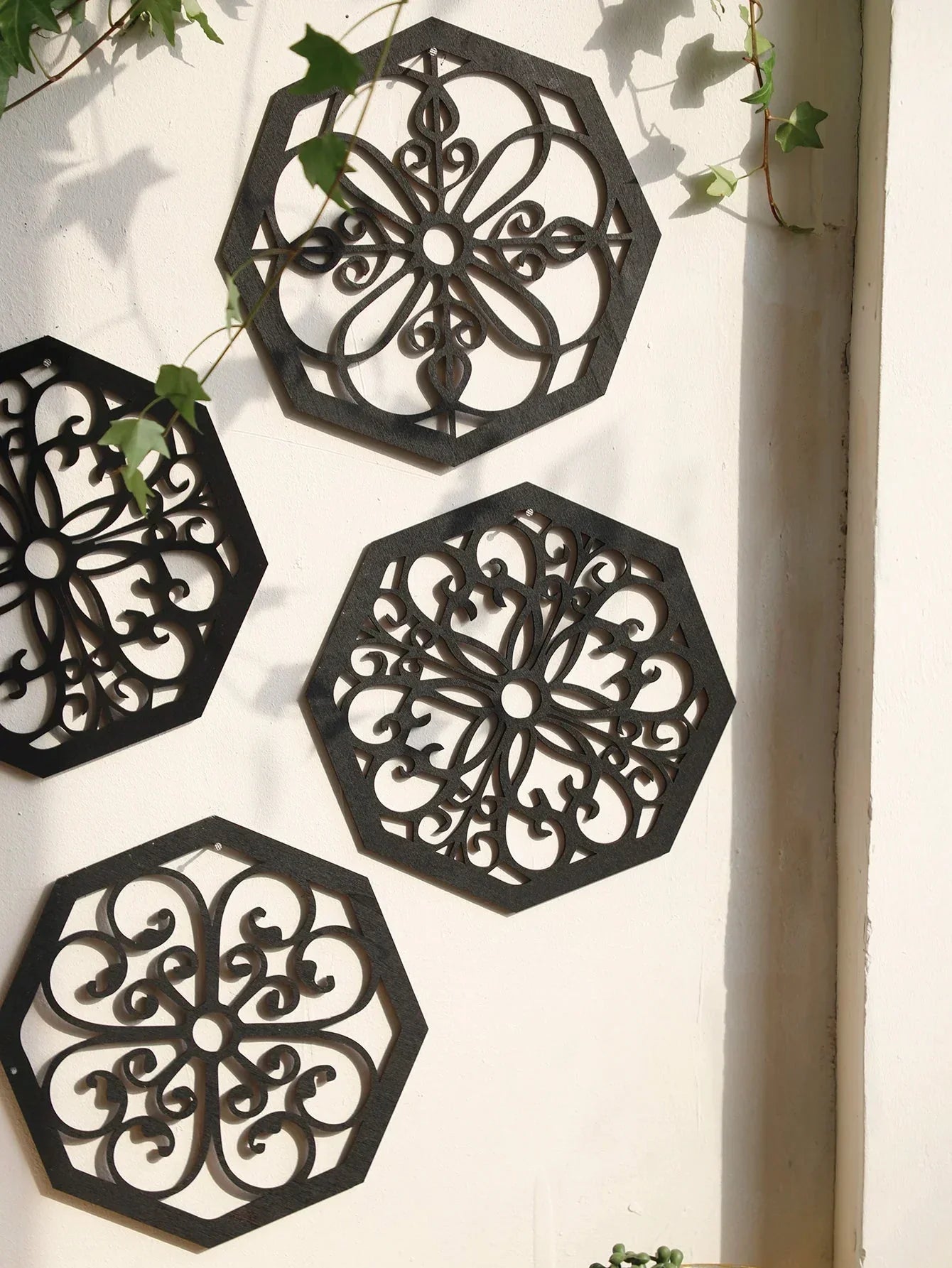 Ornamenta | Vægdekoration Metal Sæt Geometrisk