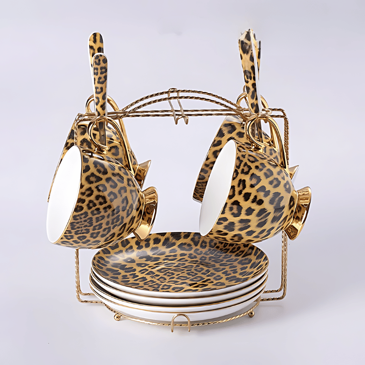 Leondra | Porcelæns Tesæt Leopard