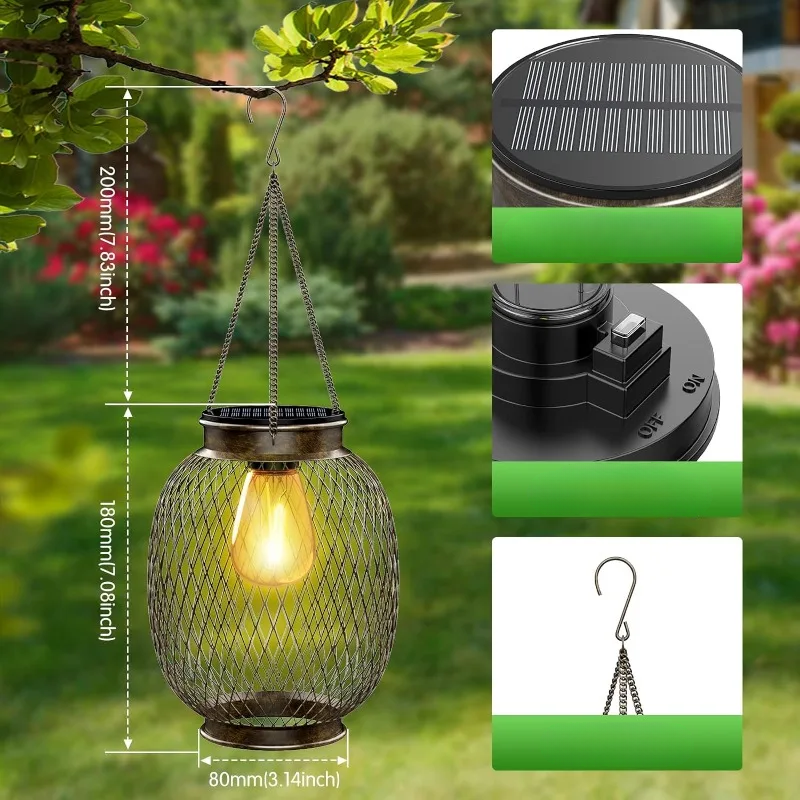Solviva | Solcelle LED Lanterner med Net