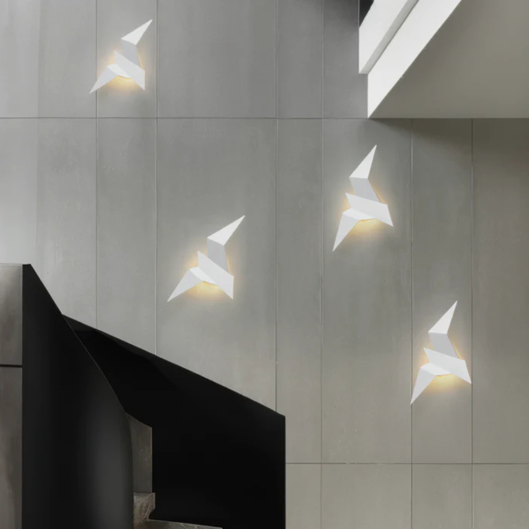 Aurello | Væglampe i Origamifugl Design med LED