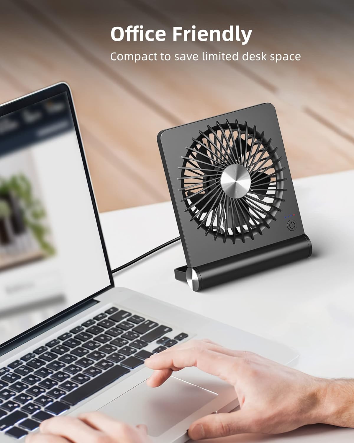 Aeris | USB-Ventilator Støjsvag & Bærbar