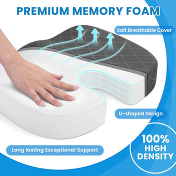 Orthia | Ergonomisk Siddepude i Memory Foam