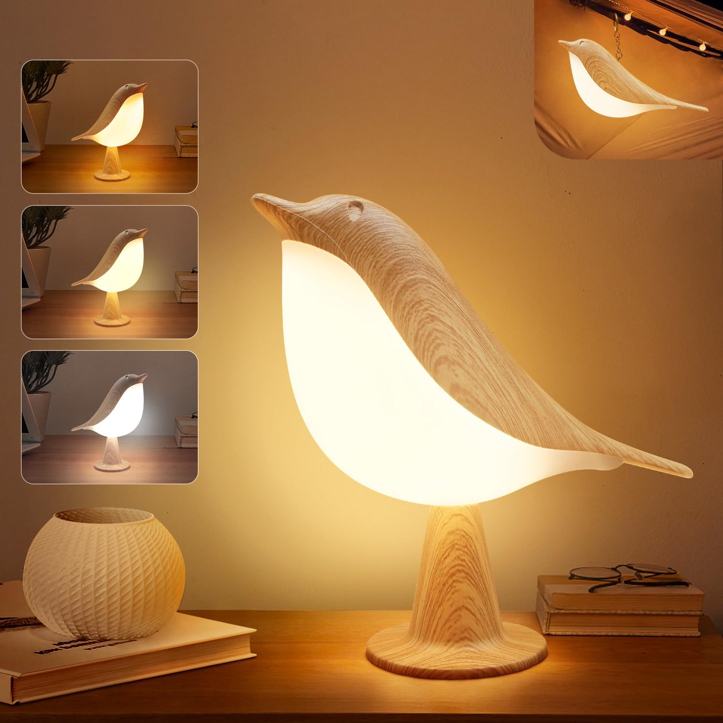 Auri | Træfugl Bordlampe