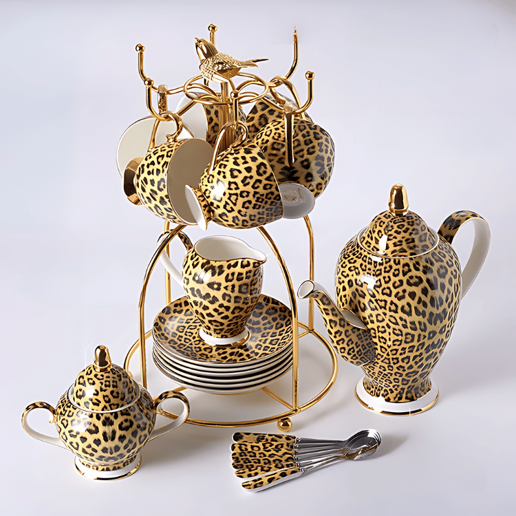 Leondra | Porcelæns Tesæt Leopard