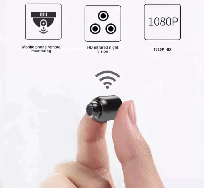 Vigilant | Mini WiFi Overvågningskamera med Bevægelsessensor