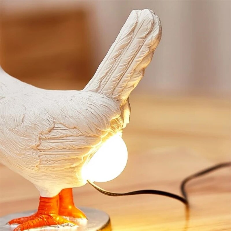Gallina | Humoristisk Hønelampe Bordlampe