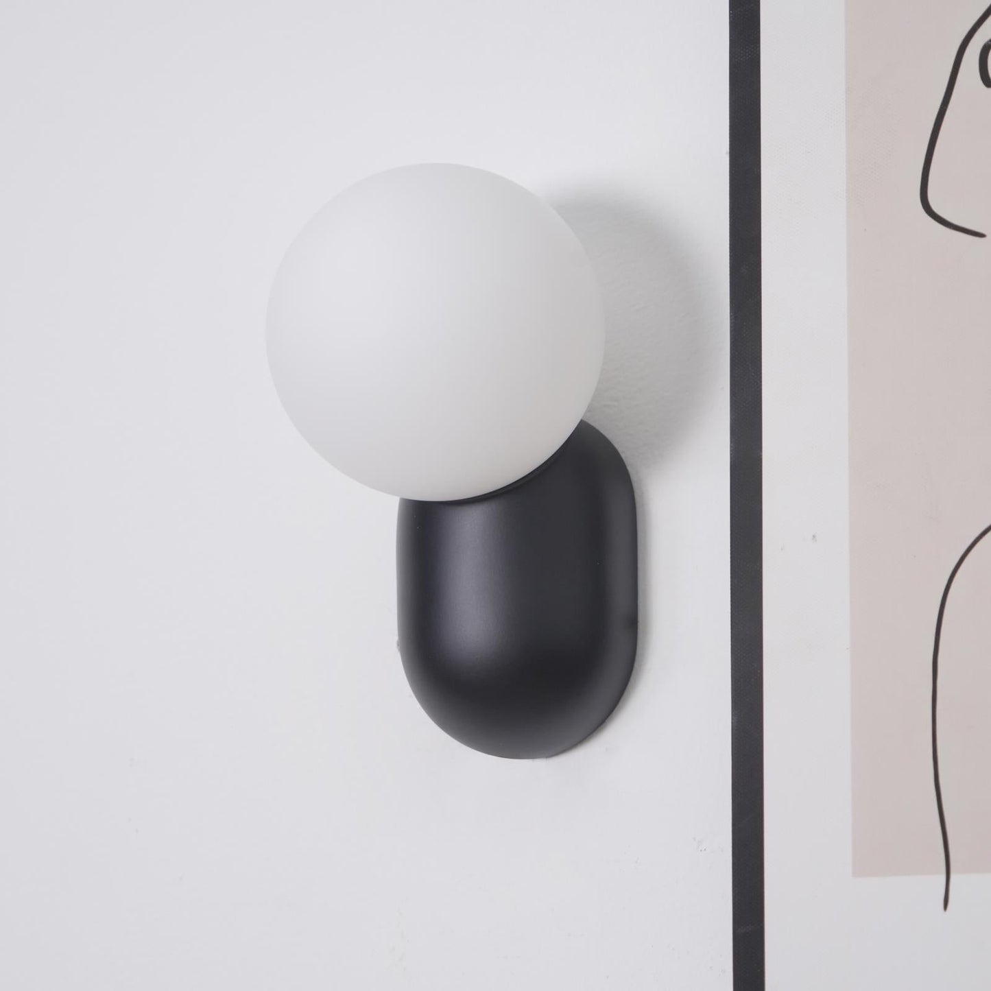 Nordelle | Væglampe Glasglob