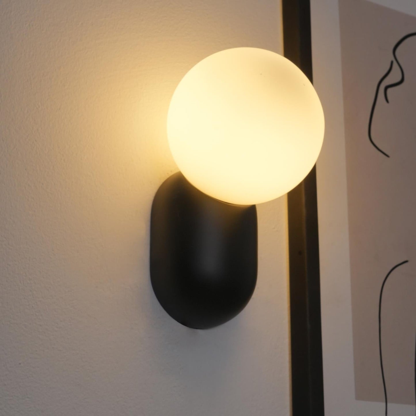 Nordelle | Væglampe Glasglob