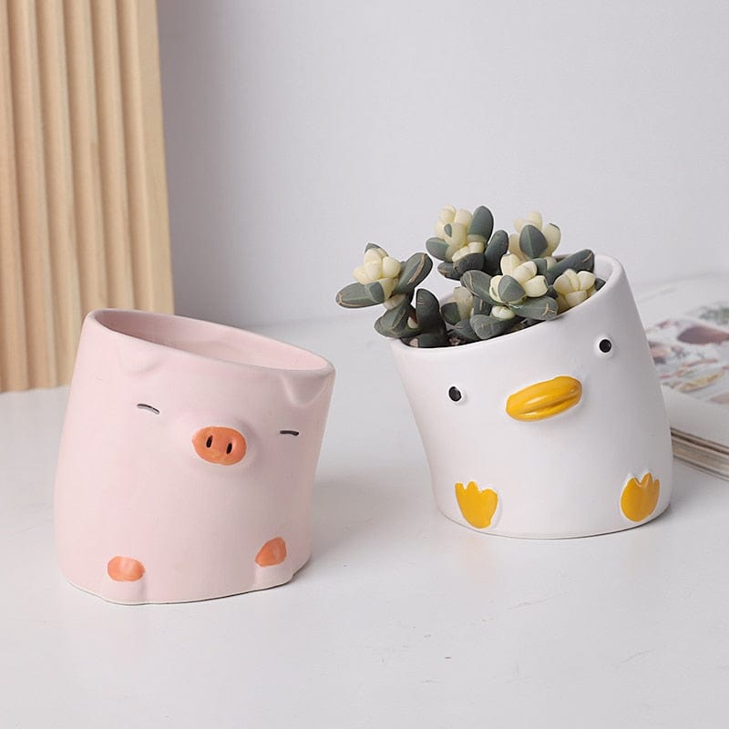 Milo & Ducky | Søde Dyrekrukker i Keramik
