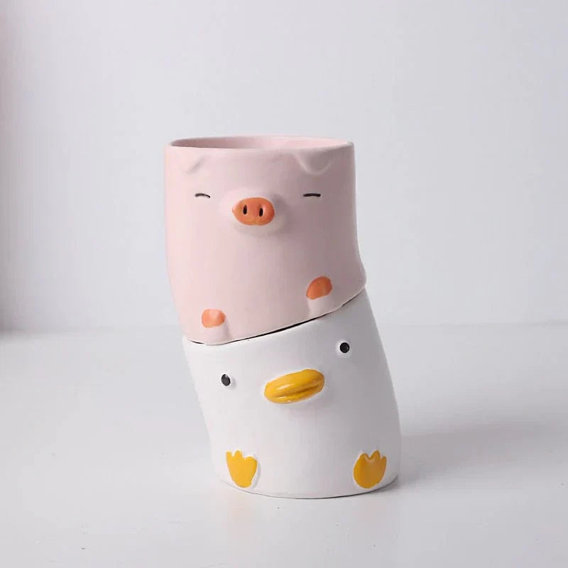 Milo & Ducky | Søde Dyrekrukker i Keramik