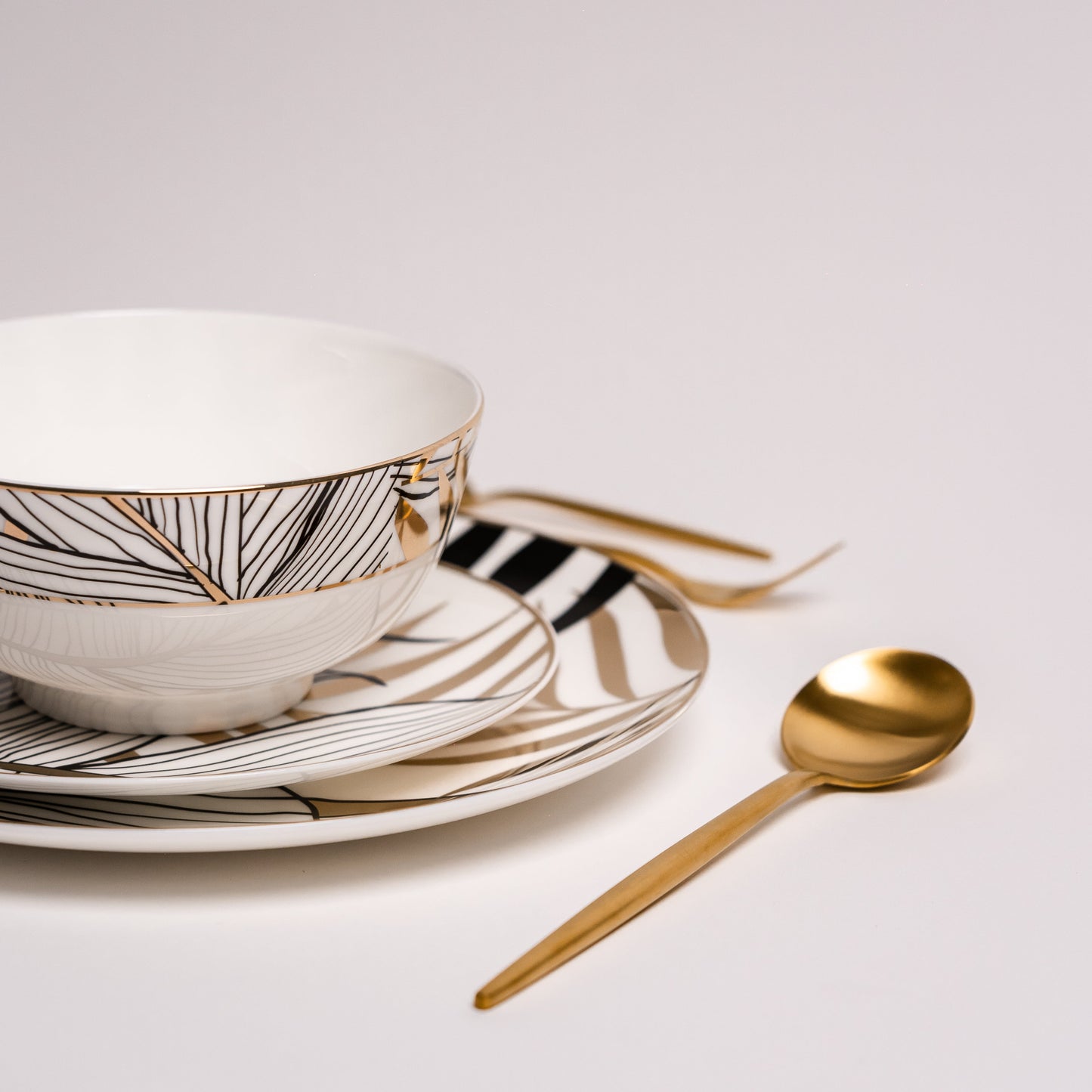 Palmera | Luksus Serviessæt Porcelæn
