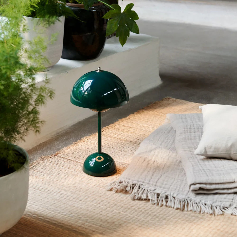 Lumora | Svampelignende Bordlampe Retro Stil