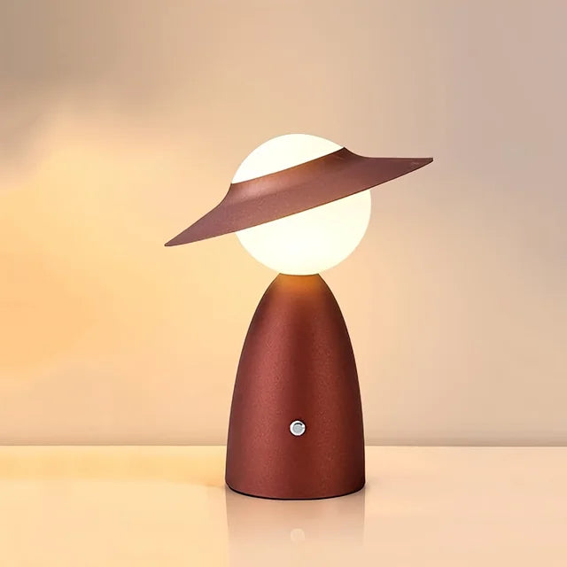Lumello | LED Bordlampe med Hatformet Skærm