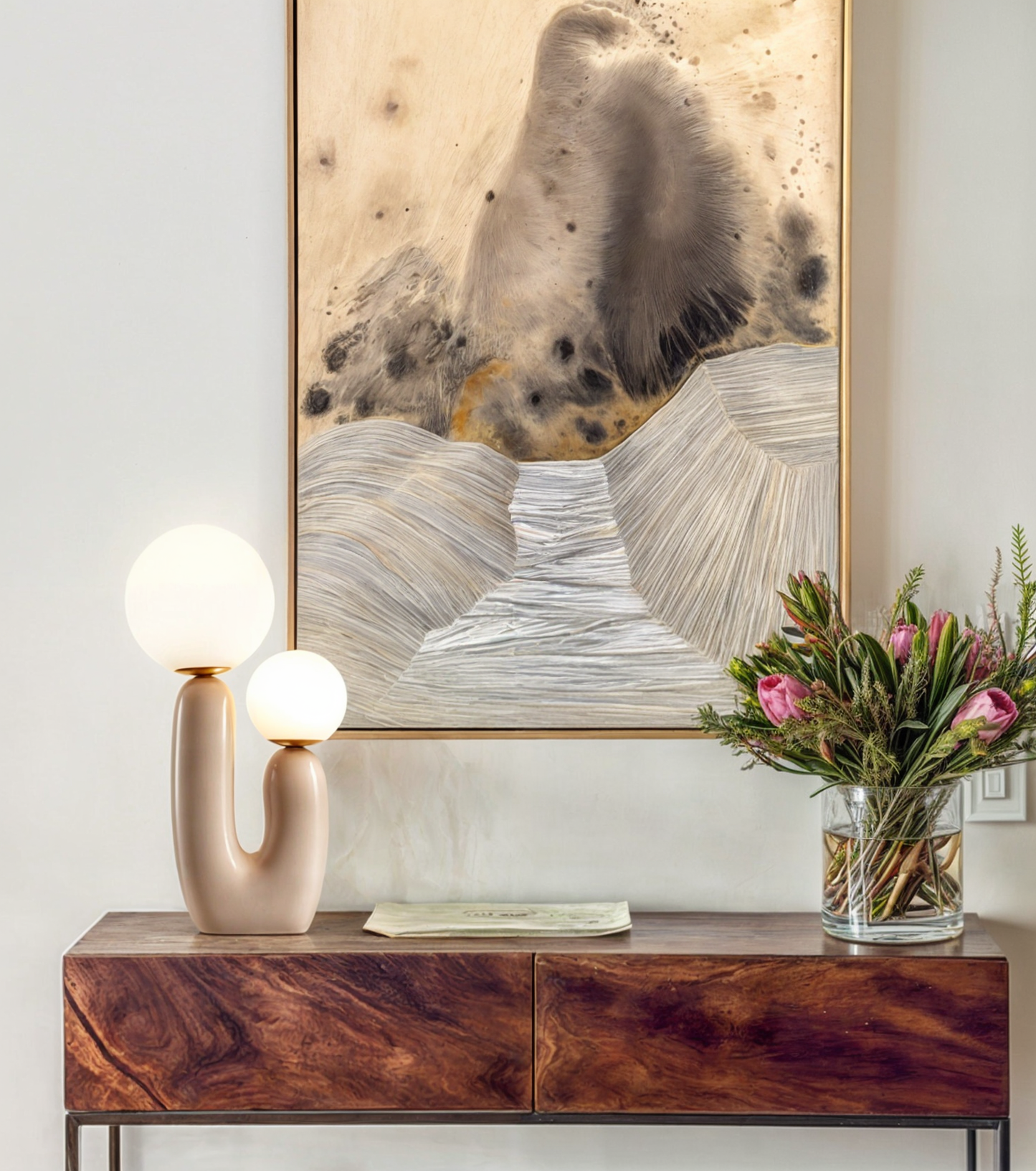 Yuna | Skulpturel Bordlampe i Kaktusform