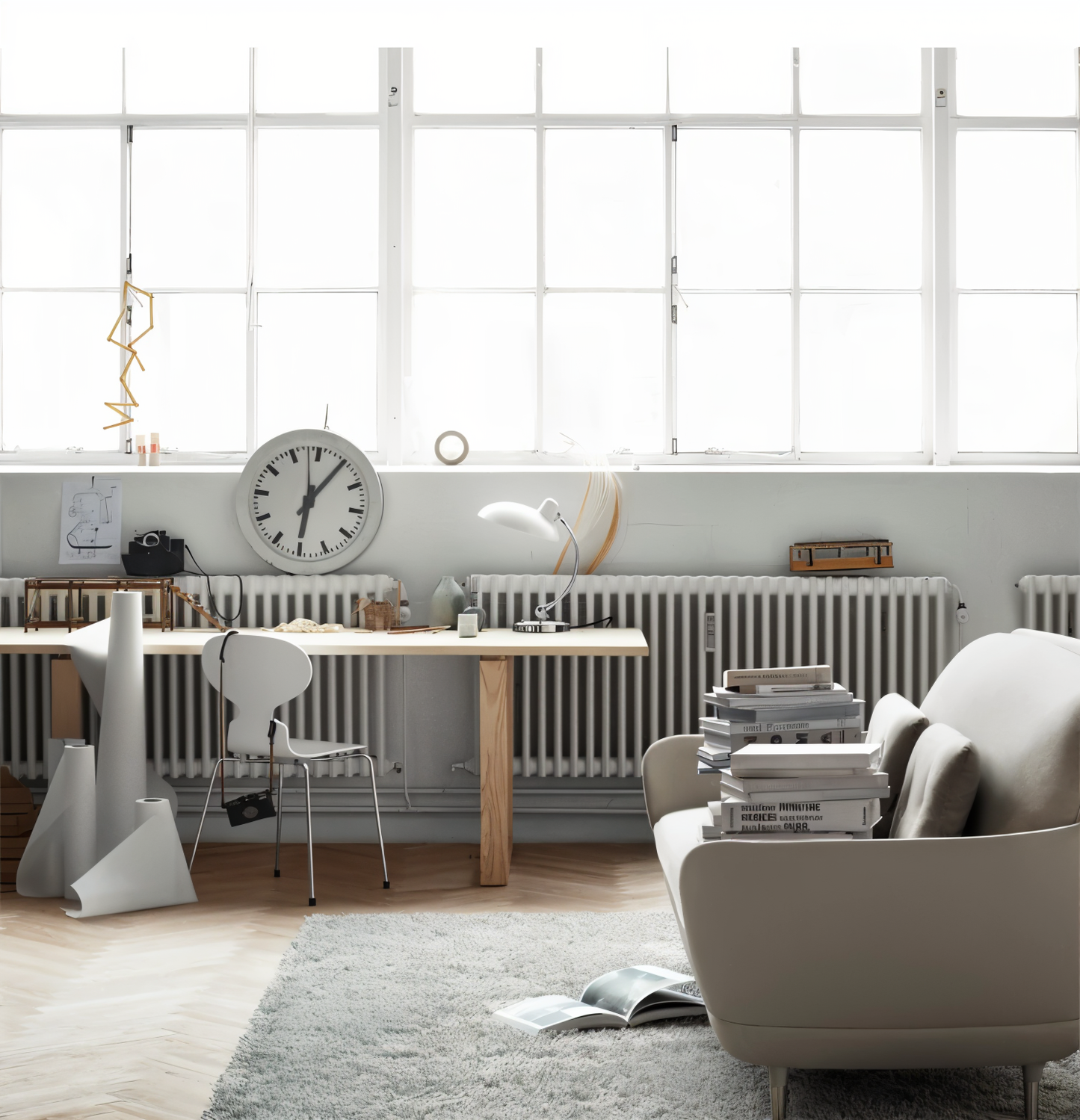 Alviero | Retro Bordlampe i Metal