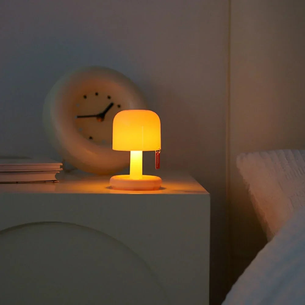 Lumora | Svamp Lampe med Dæmpbar LED