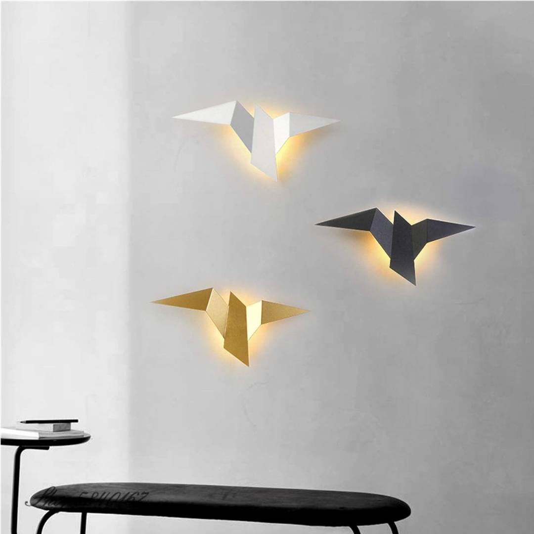 Aurello | Væglampe i Origamifugl Design med LED