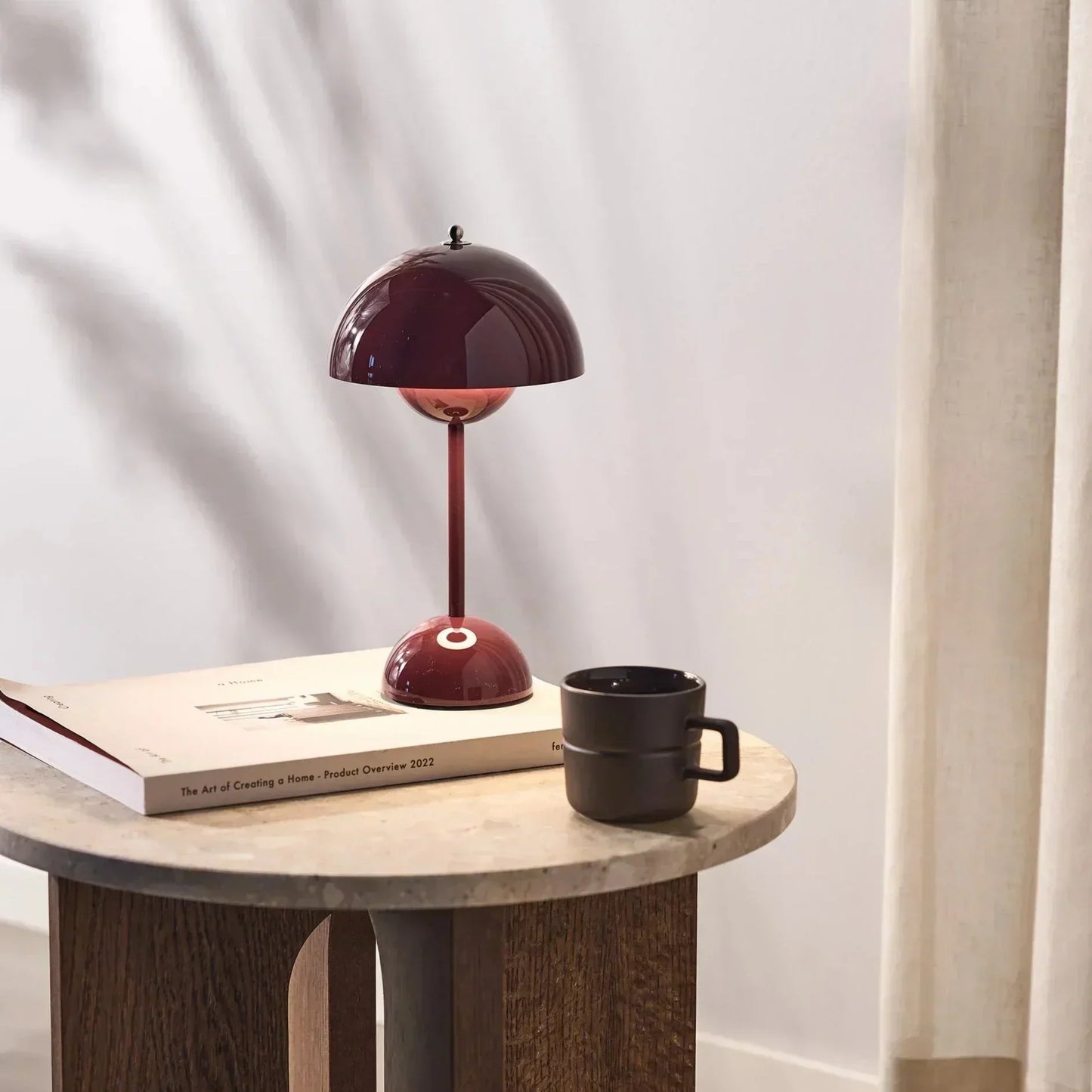 Lumora | Svampelignende Bordlampe Retro Stil