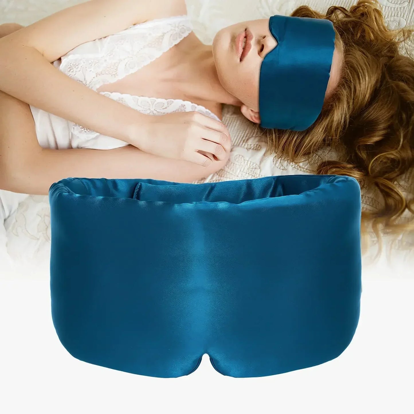 Veloura | Sovemaske i Satinlook Ekstra Stor