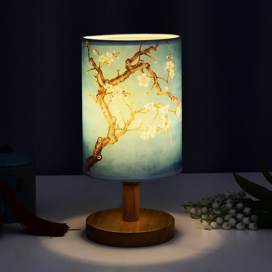 Hanami | Japansk Bordlampe med Træfod