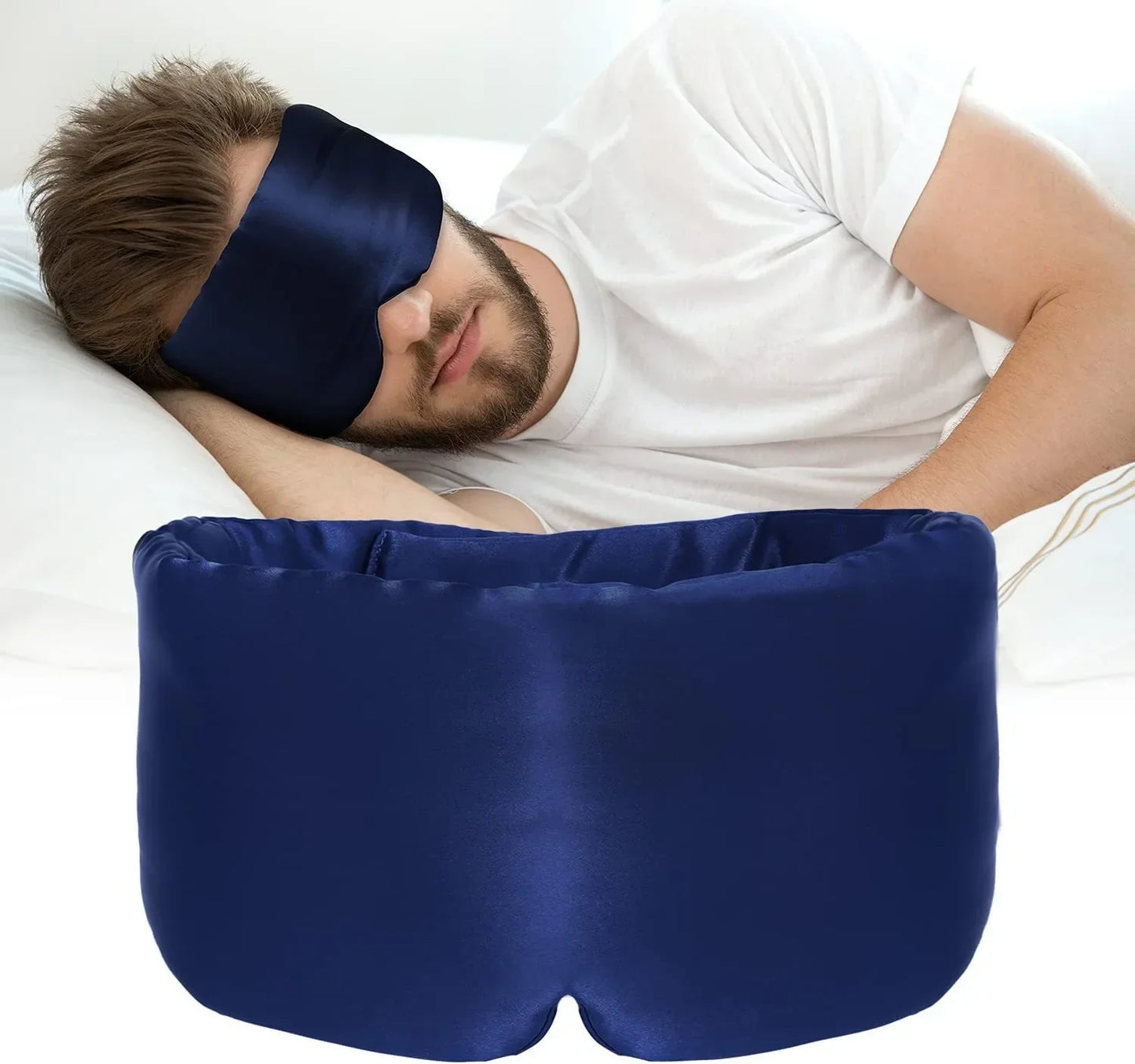 Veloura | Sovemaske i Satinlook Ekstra Stor