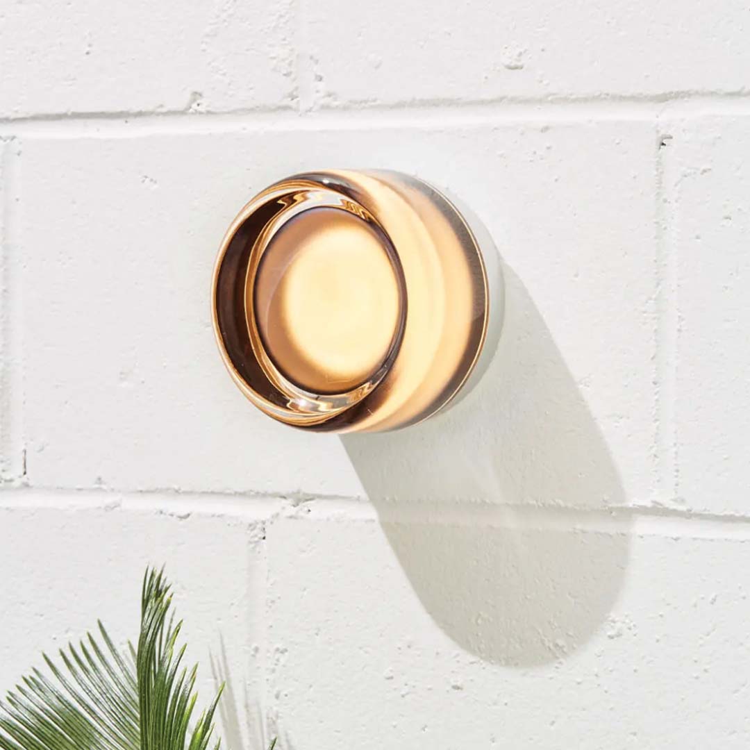 Lunera | Rund Væglampe med LED Guldfinish