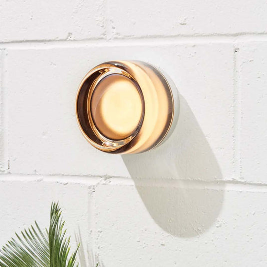 Lunera | Rund Væglampe med LED Guldfinish