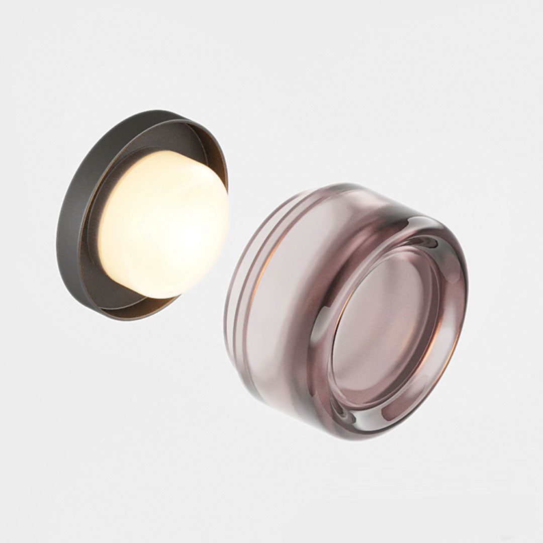 Lunera | Rund Væglampe med LED Guldfinish