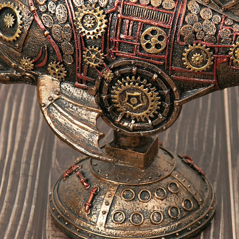 Aetheris | Steampunk Fisk Skulptur Mekanisk
