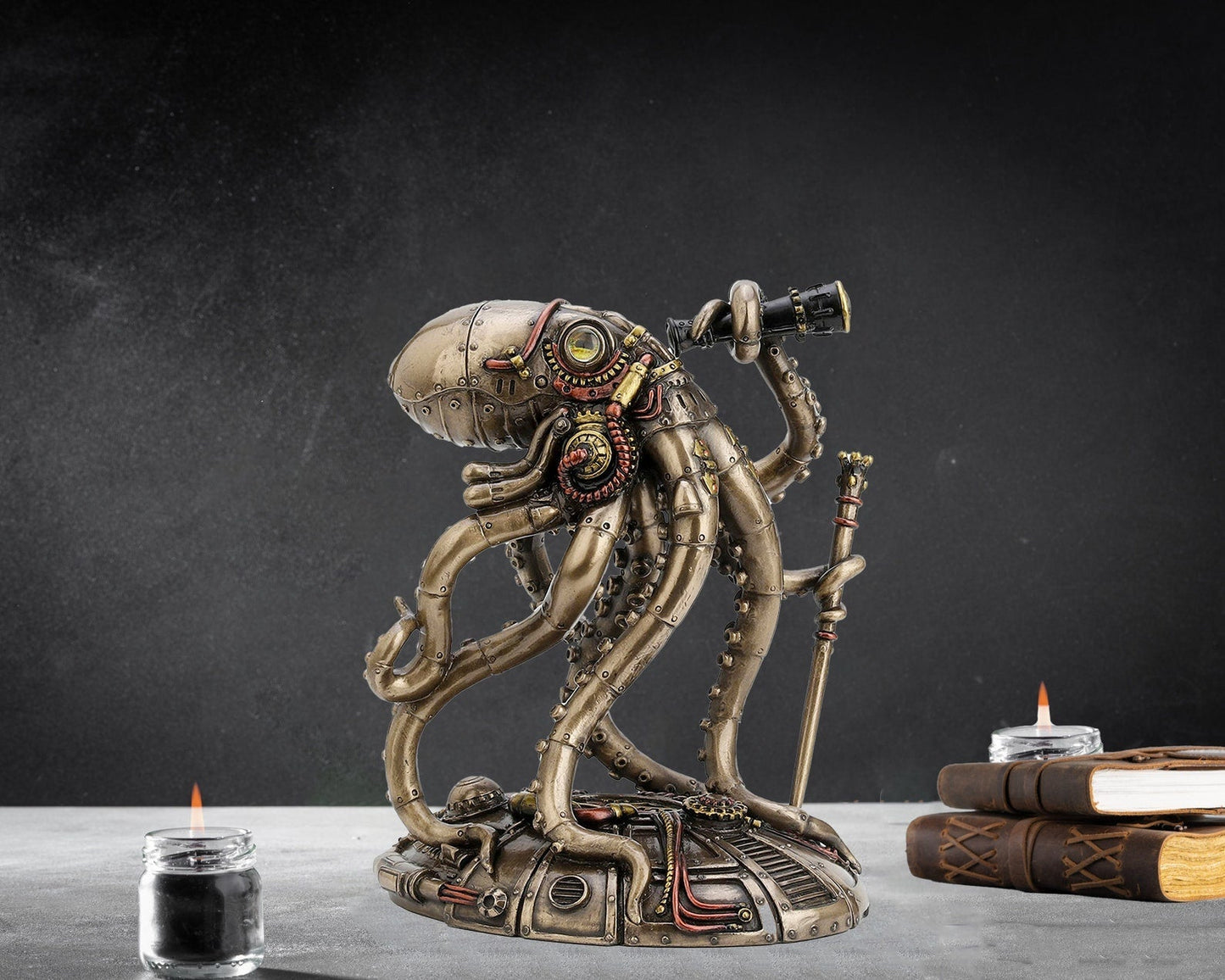 Nauticron | Steampunk Blæksprutte Skulptur