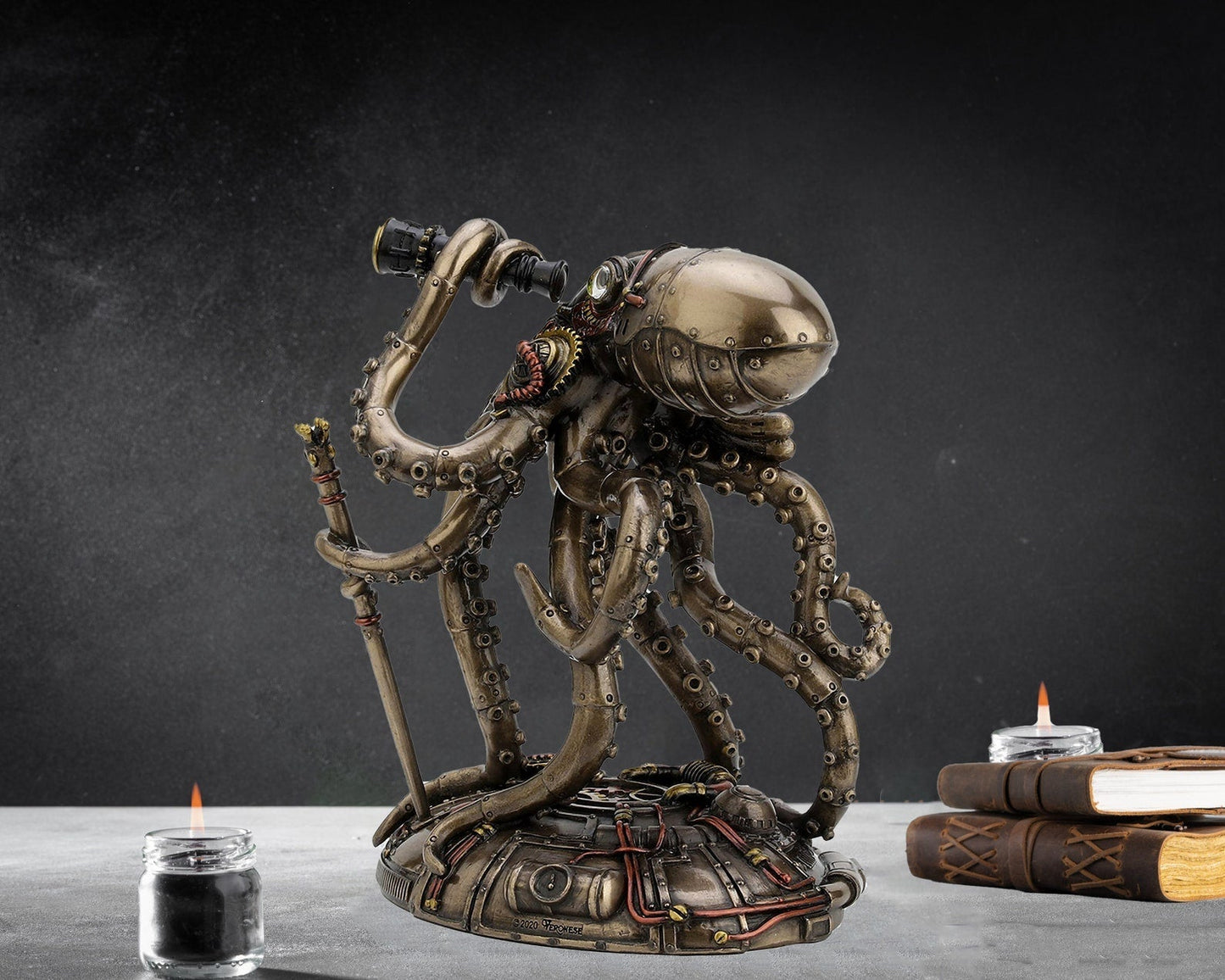 Nauticron | Steampunk Blæksprutte Skulptur