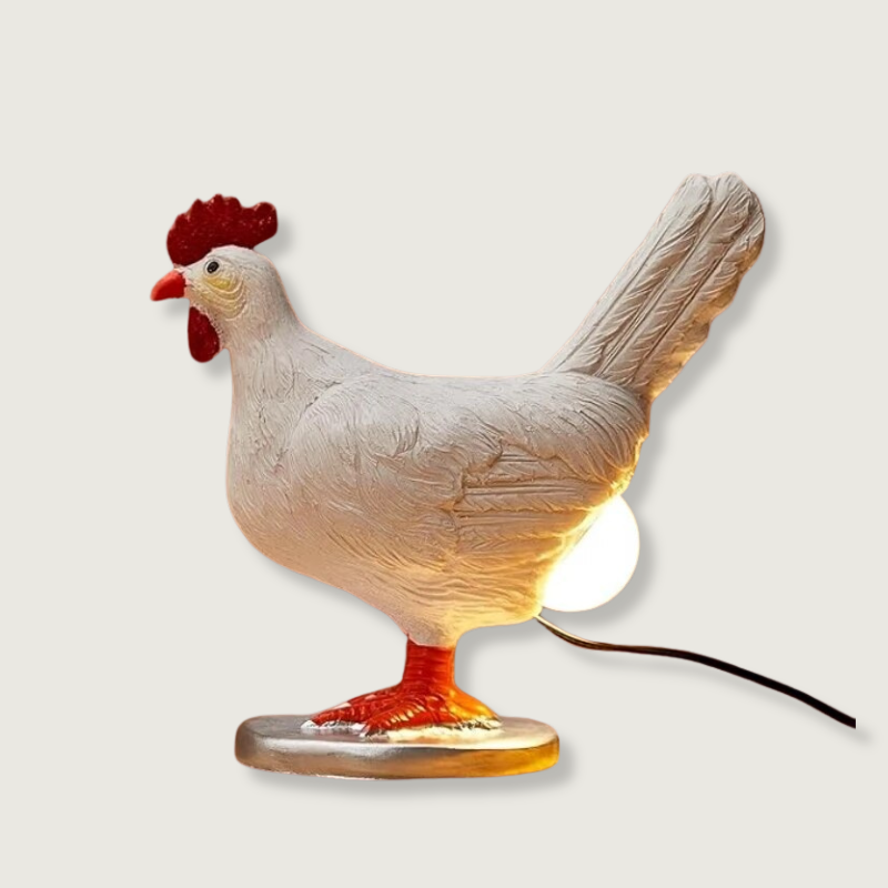 Gallina | Humoristisk Hønelampe Bordlampe