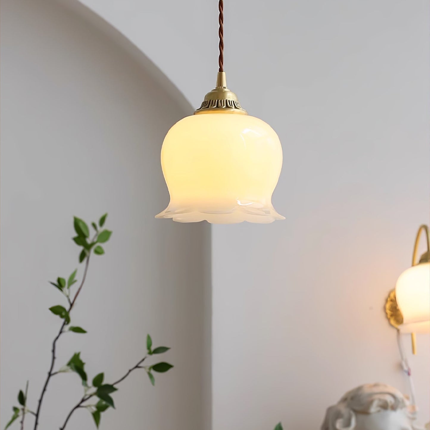 Florielle | Glaspendel Lampe Blomsterform