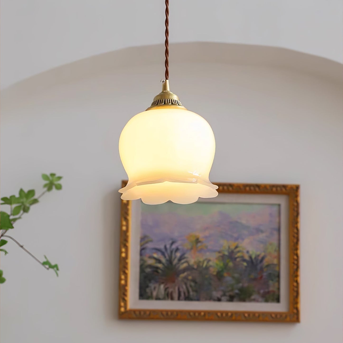 Florielle | Glaspendel Lampe Blomsterform