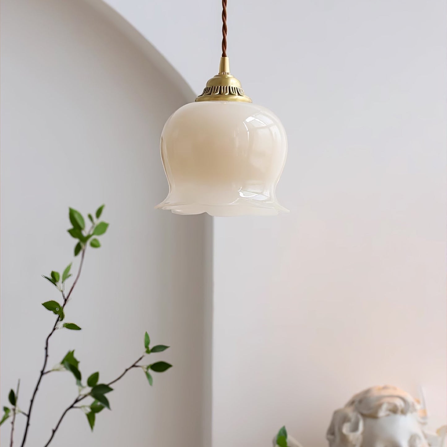 Florielle | Glaspendel Lampe Blomsterform