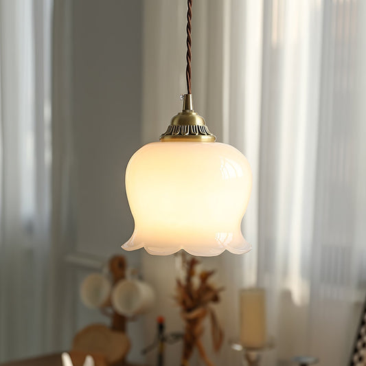 Florielle | Glaspendel Lampe Blomsterform