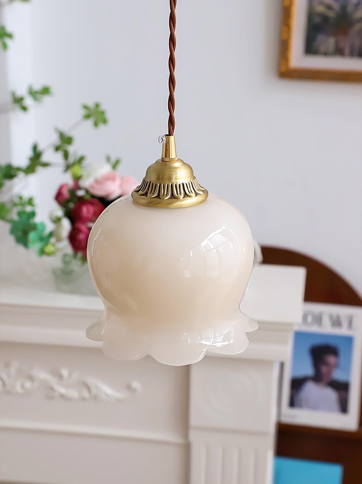 Florielle | Glaspendel Lampe Blomsterform
