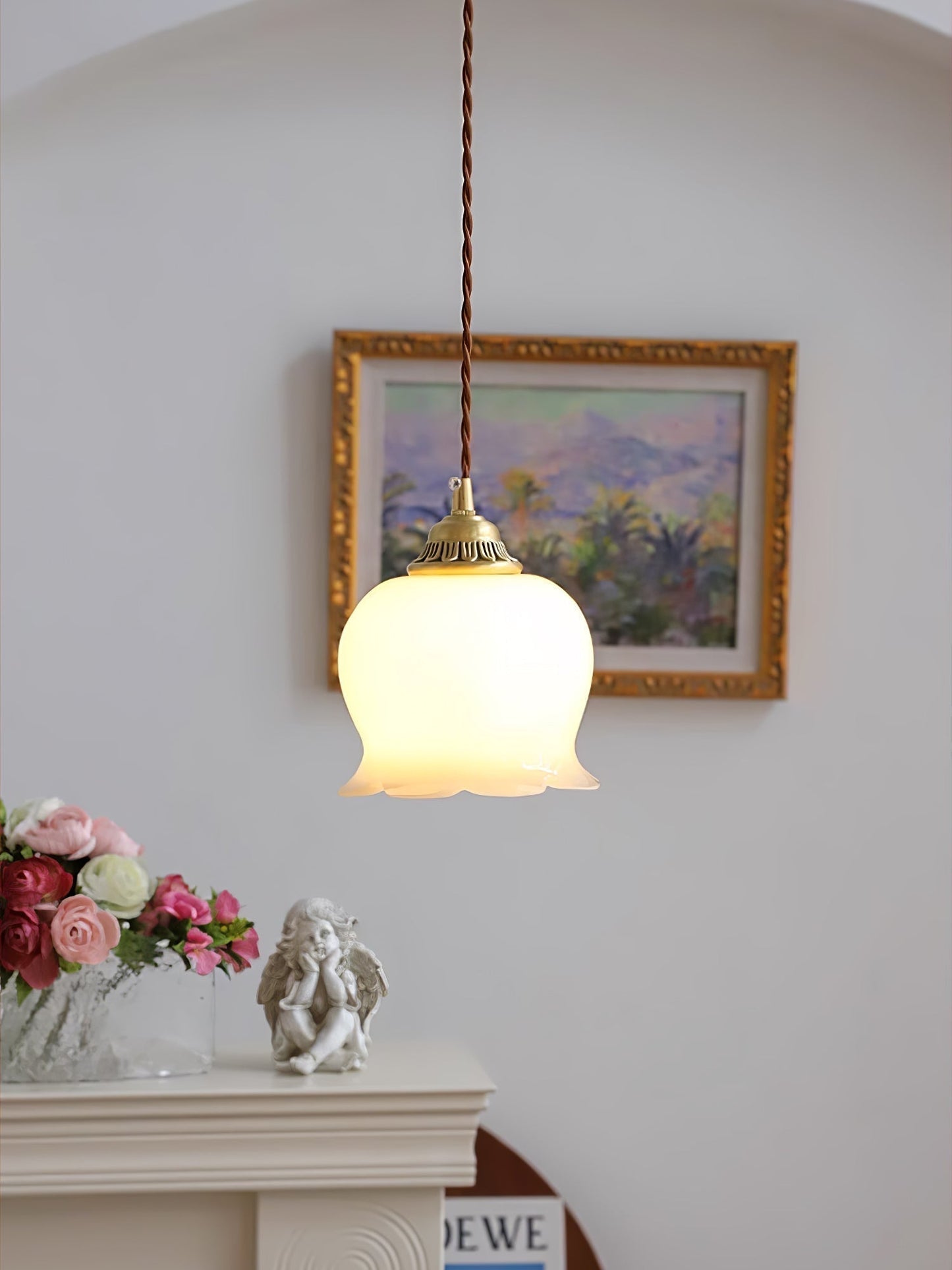 Florielle | Glaspendel Lampe Blomsterform