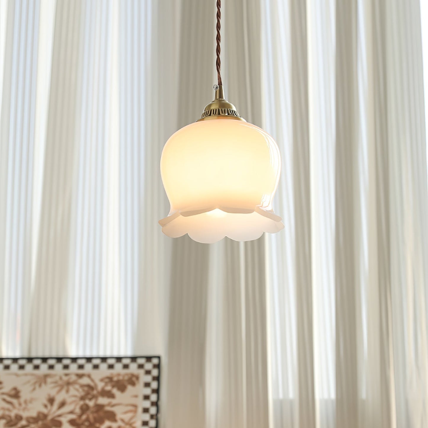 Florielle | Glaspendel Lampe Blomsterform