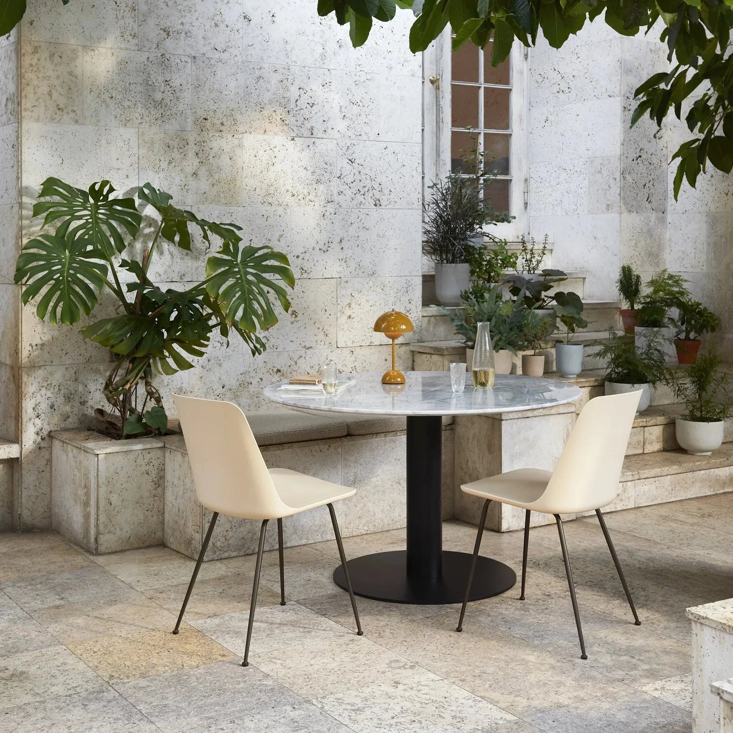 Lunari | Genopladelig LED Svampelampe Minimalistisk