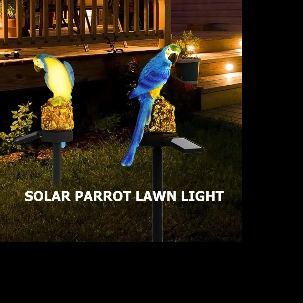 Soloro | Solcelle Havelampe med Papegøje