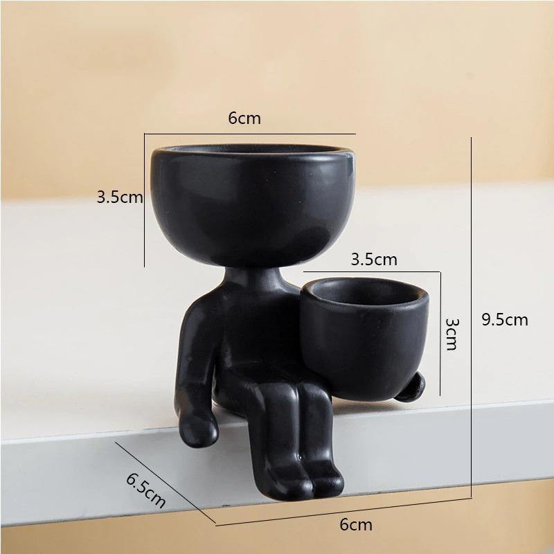 Figglo | Mini Plantekrukke i Figurstil