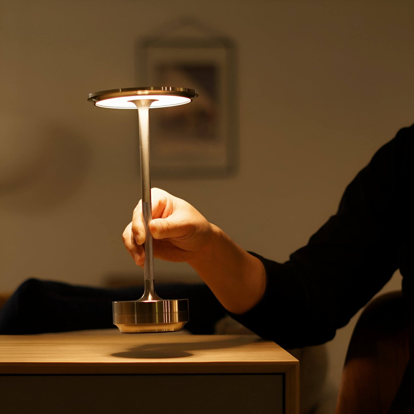 Véllure | Trådløs LED Bordlampe Dæmpbar